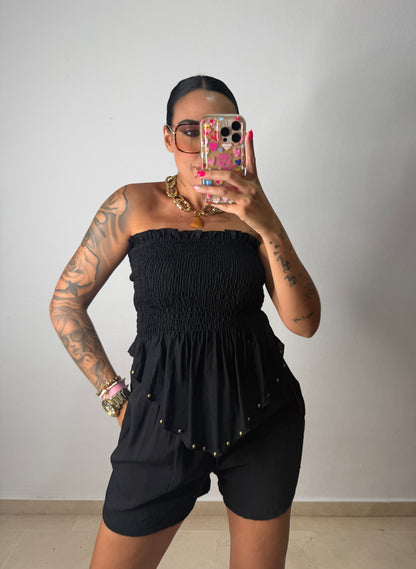 TOP PAÑUELO TACHAS