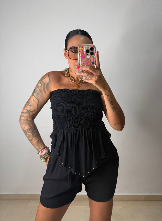 TOP PAÑUELO TACHAS