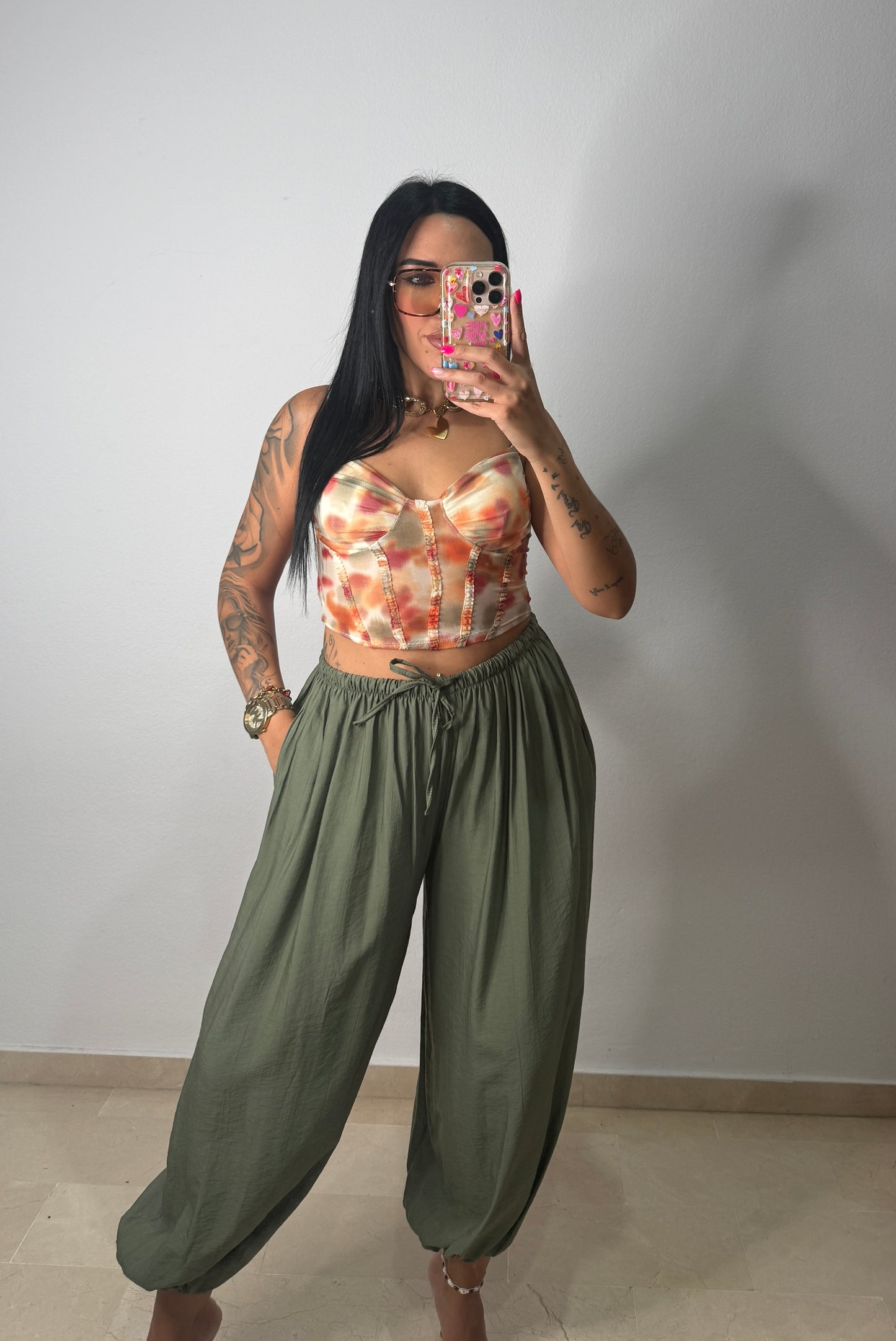 PANTALÓN BOMBACHO CAQUI