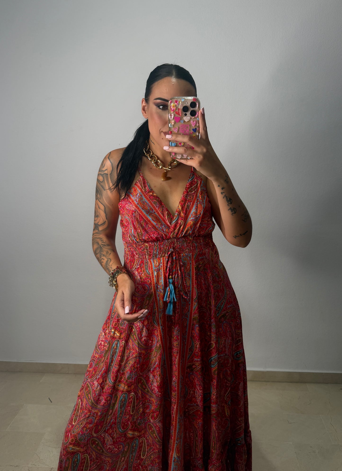 VESTIDO BOHÖ RED