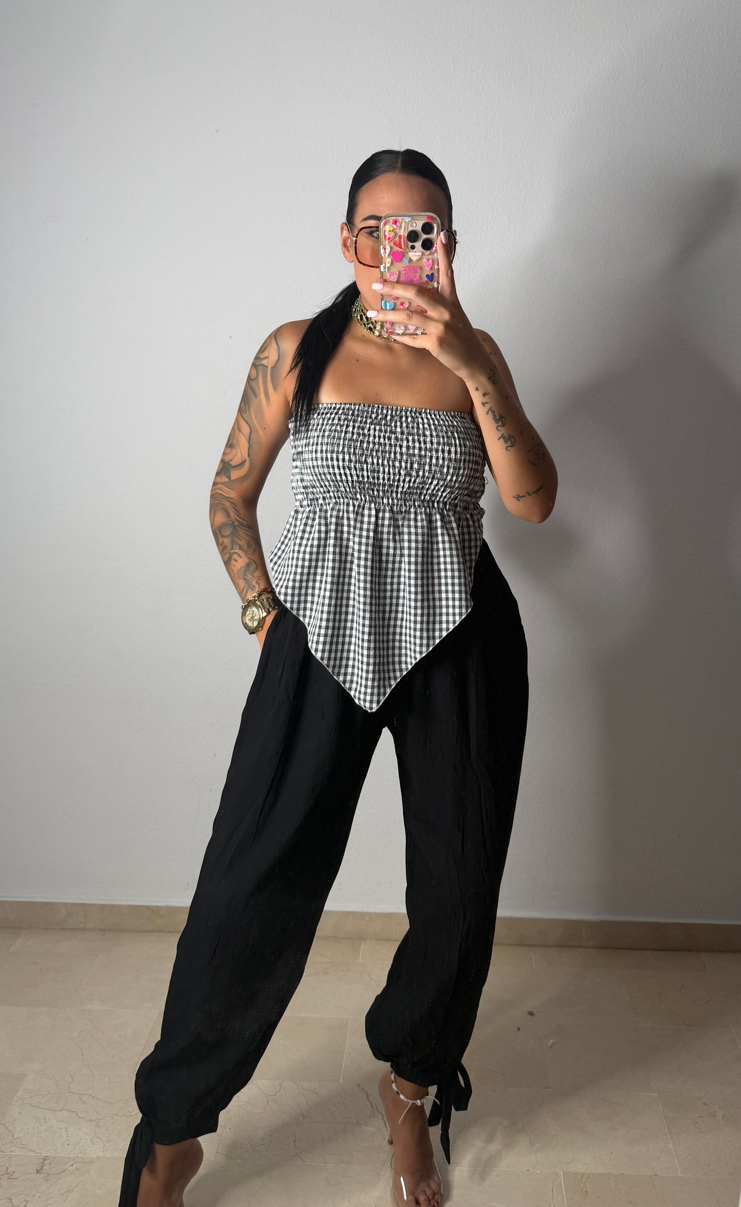 PANTALÓN LAZADA BLACK