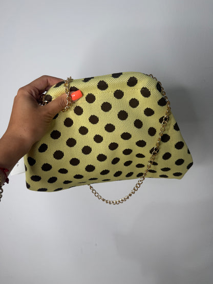 CLUTCH POLKA DOT YELLOW