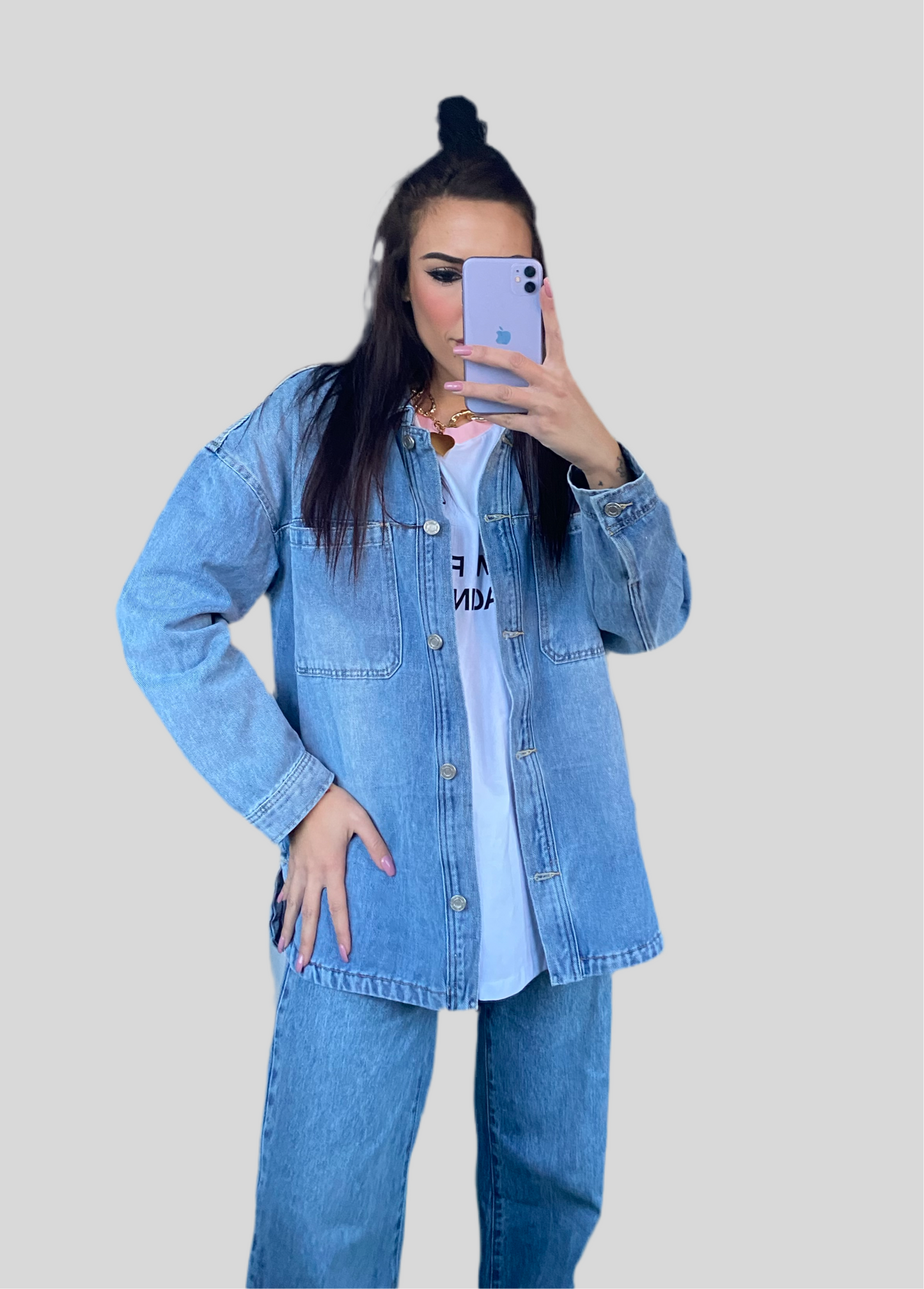 SOBRECAMISA DENIM BASIC