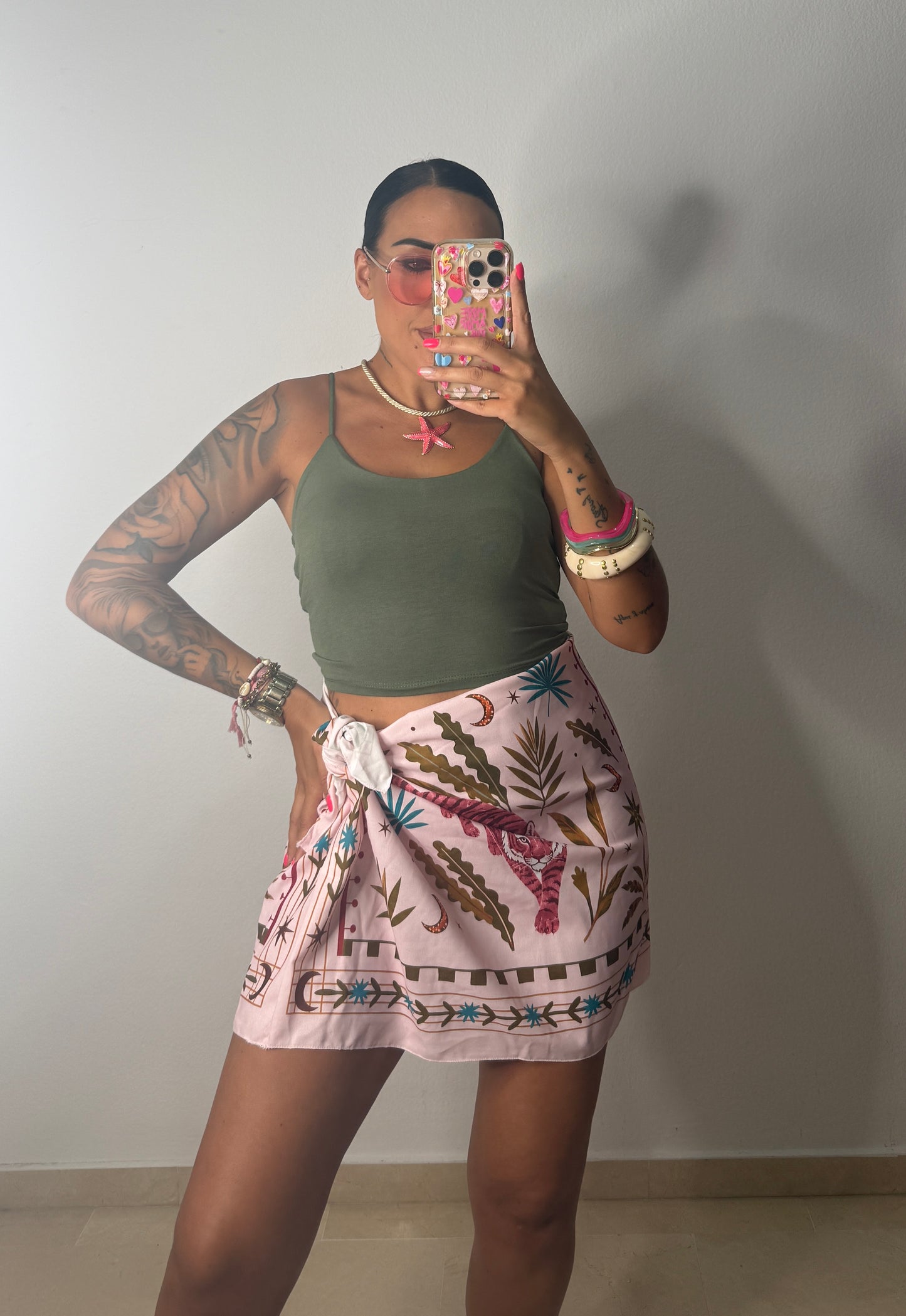 FALDA PAREO SHORT LEO