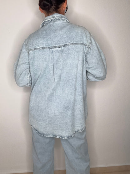 SOBRECAMISA DENIM GLITTER