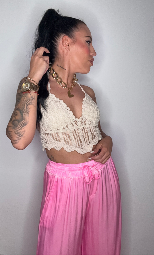 TOP CROCHET BEIGE