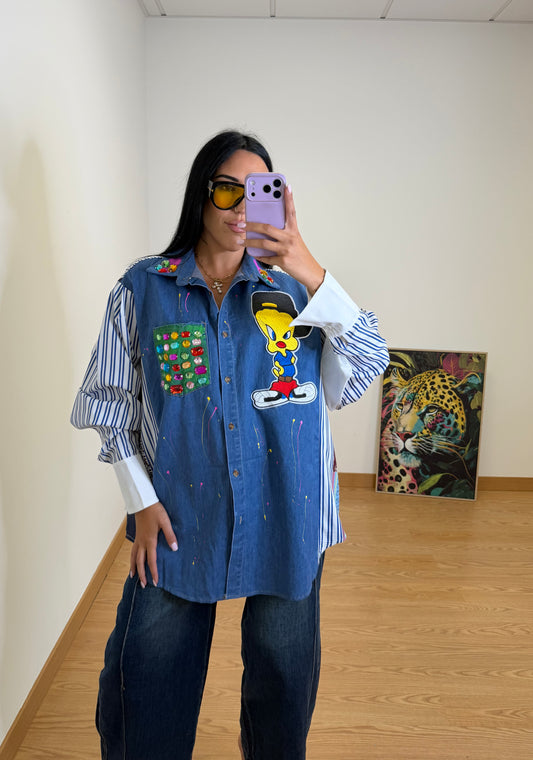 CAMISA OVER EXCLUSIVA PIOLIN