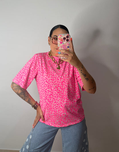 CAMISETA LEO NEON PINK
