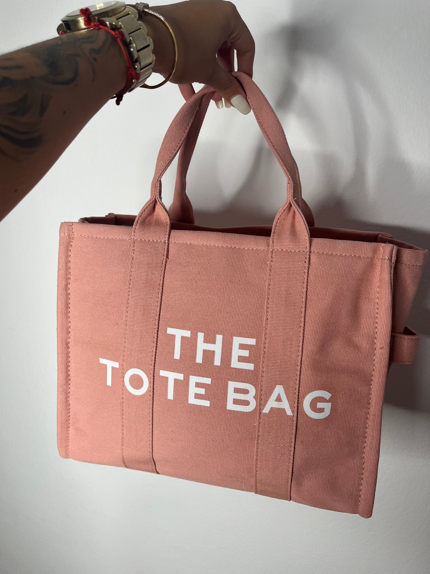 BOLSO SHOPPER DENIM PINK