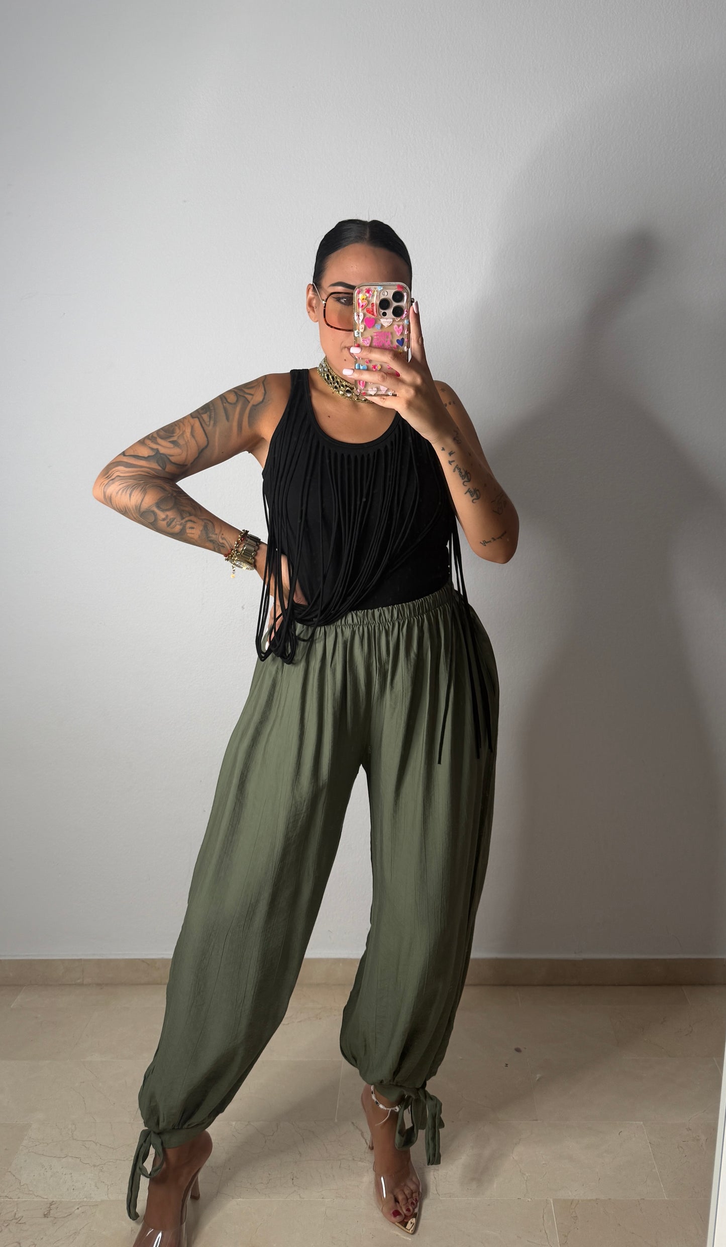 PANTALÓN LAZADA CAQUI