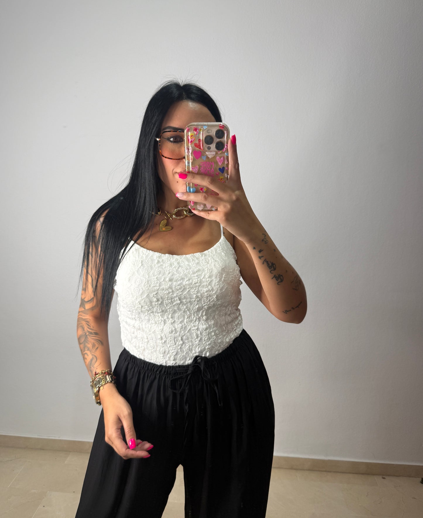 TOP LACE WHITE