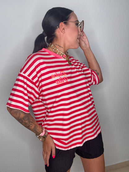 CAMISETA LUXURY FLÚOR RAY RED