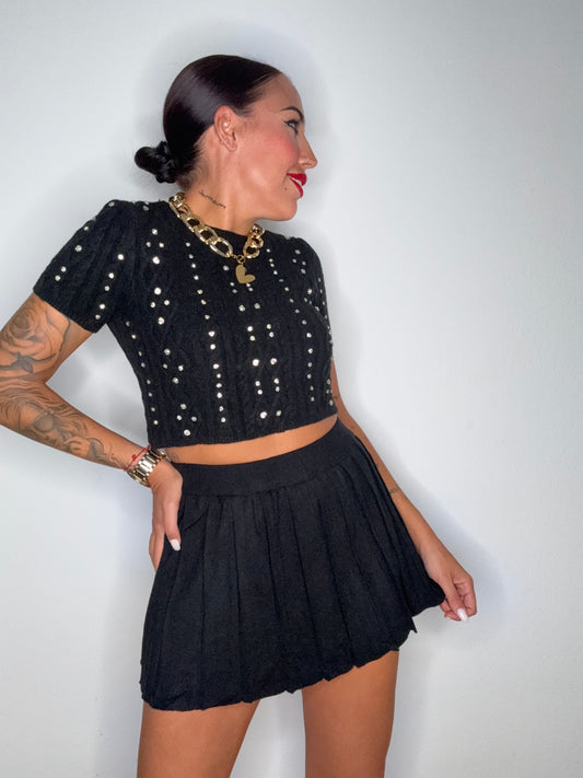 FALDA SHORT PUNTO