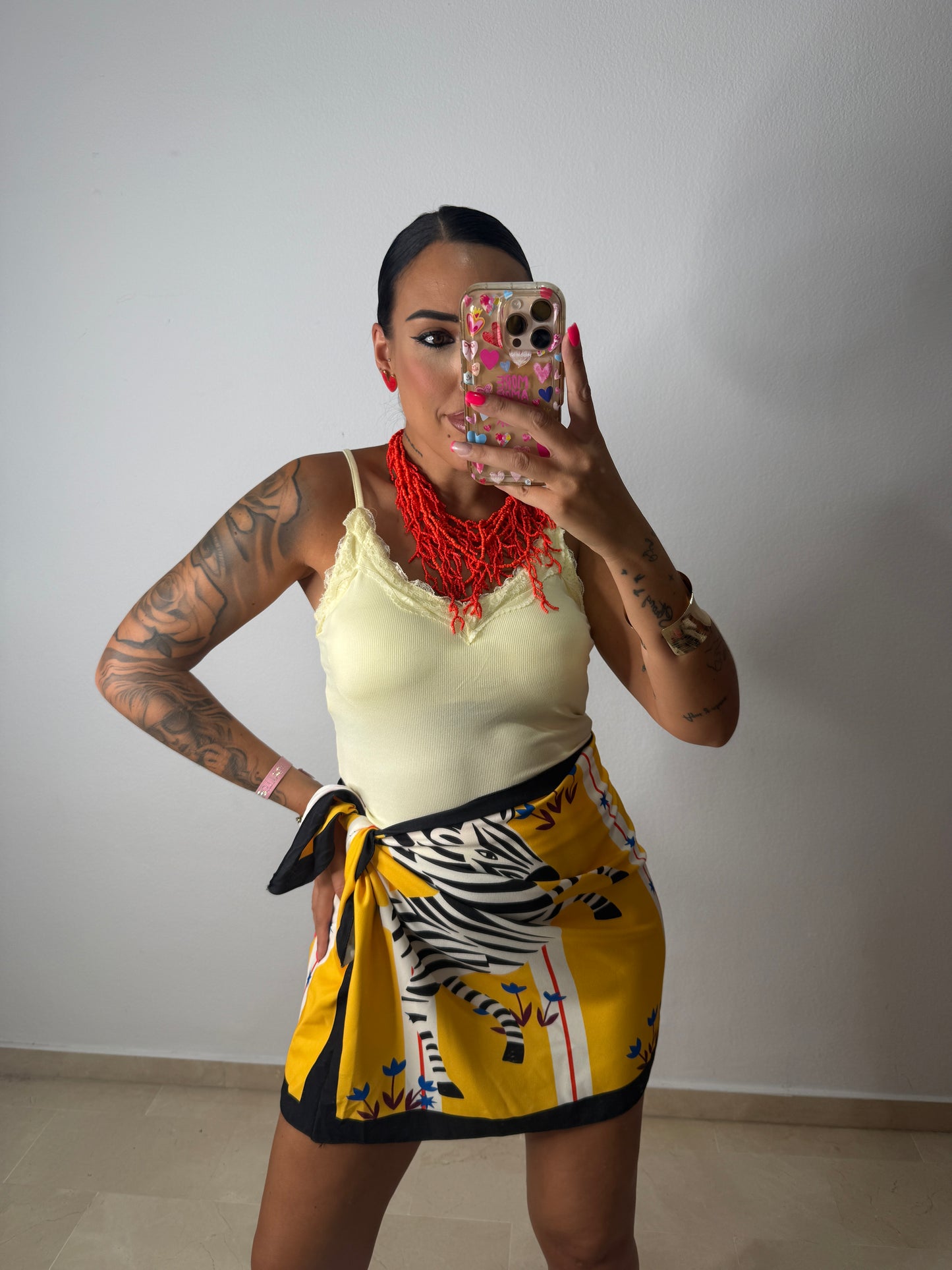 TOP PUSH UP YELLOW