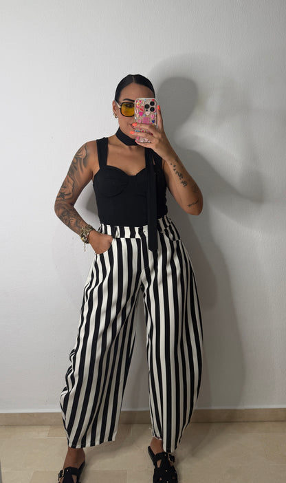 PANTALÓN GLOBO RAY BLACK