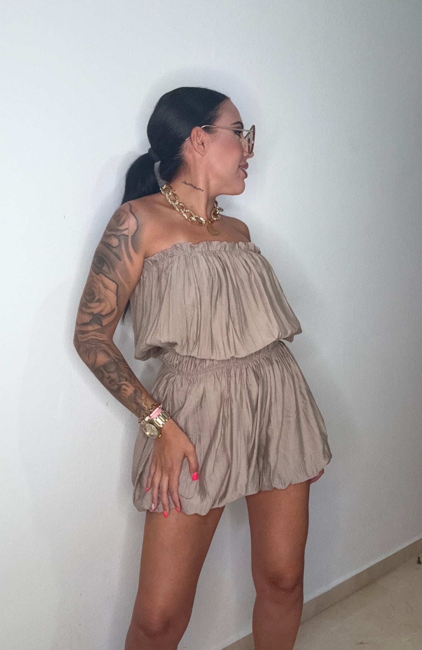 MONO GLOBO ZOE TAUPE