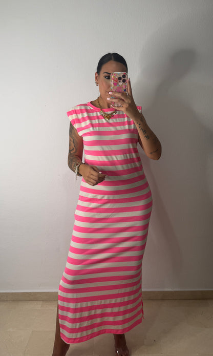 VESTIDO FLÚOR PINK