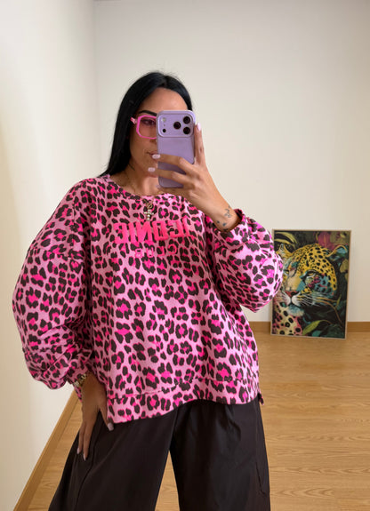 SUDADERA FLÚOR LUXURY ICONIC