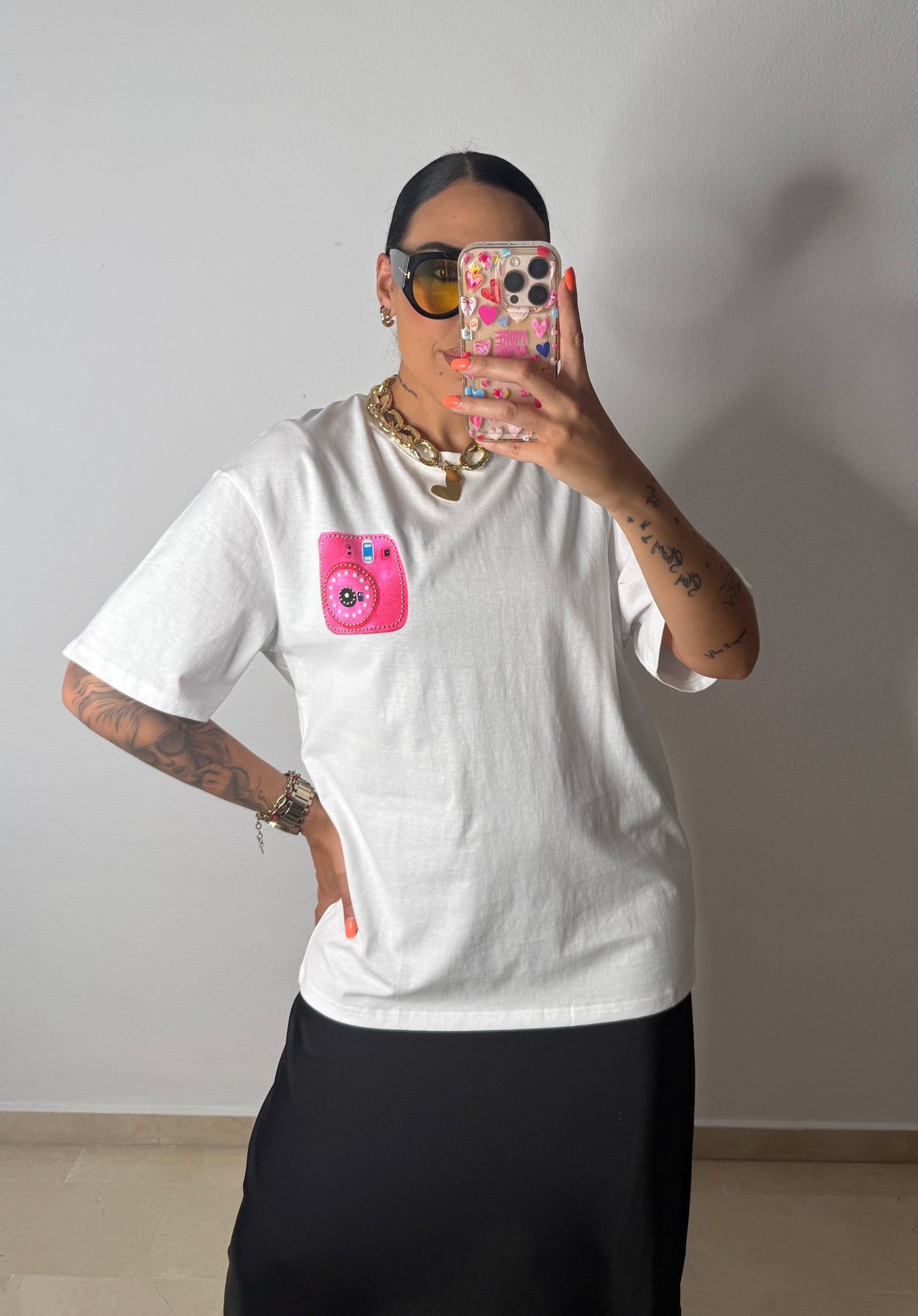 CAMISETA OVER CAMERA