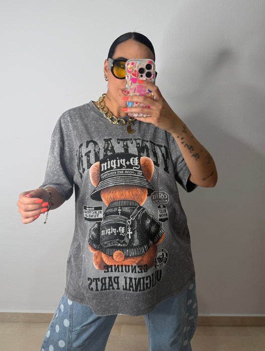 CAMISETA LUXURY VINTAGE GREY