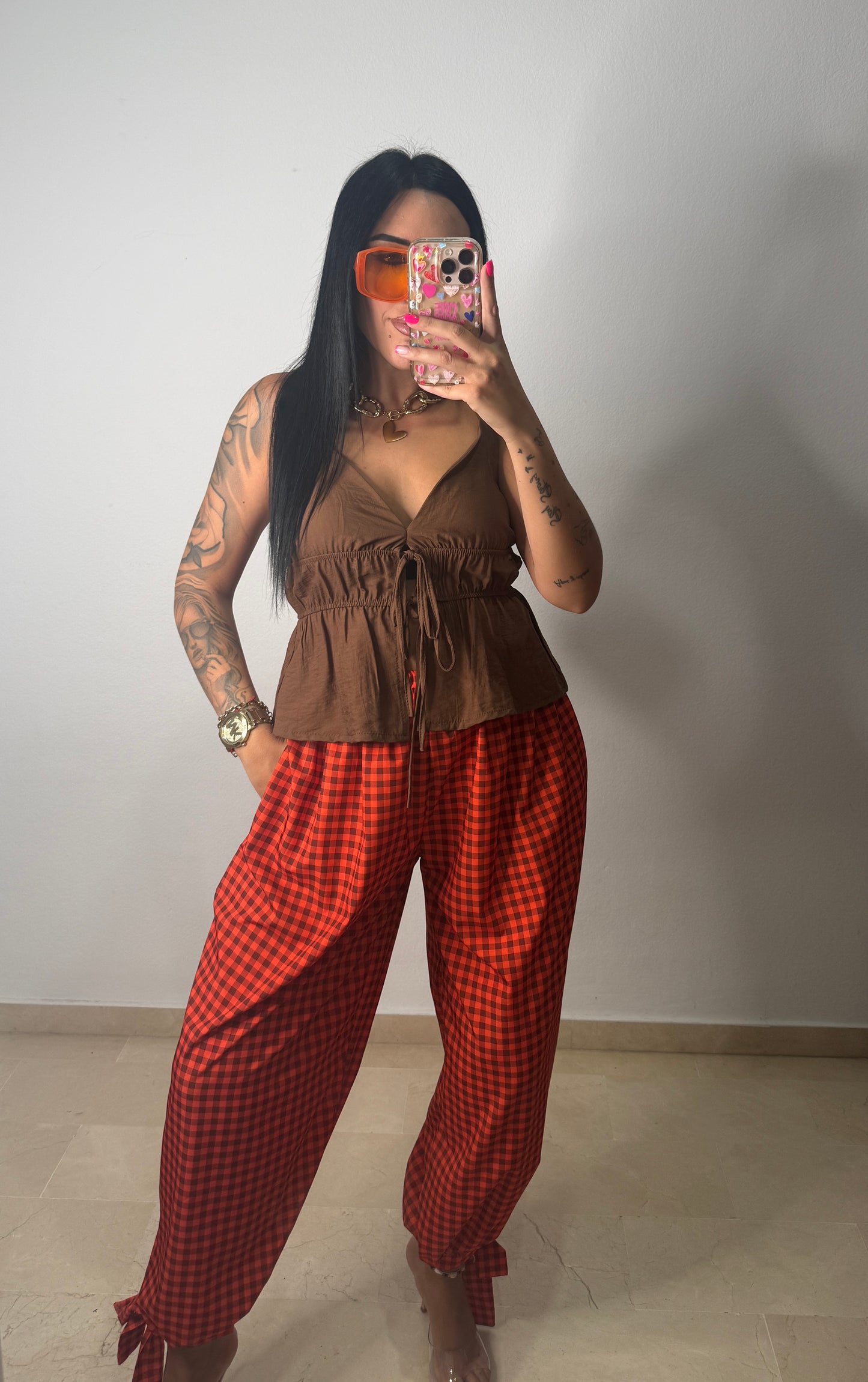 PANTALÓN FLÚOR LAZADA ORANGE