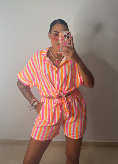 CONJUNTO NEON RAY ORANGE