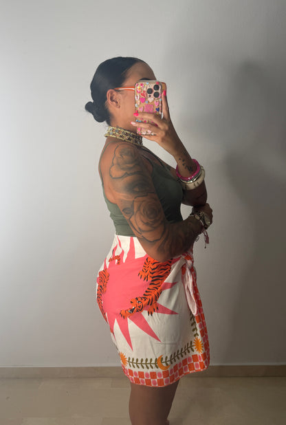 FALDA PAREO SHORT TIGER