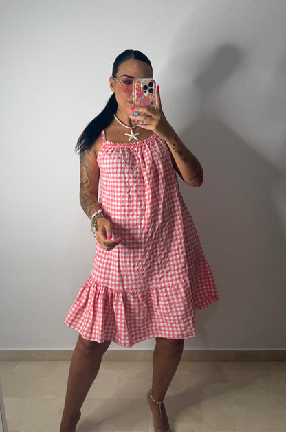 VESTIDO VICHY WATERMELON