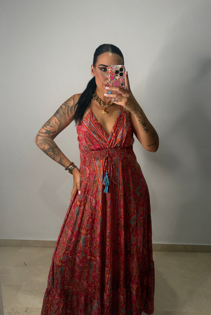 VESTIDO BOHÖ RED