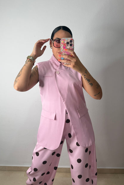 CHALECO ABERTURA PINK