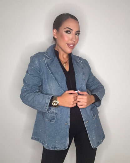 BLAZER SWAROVSKY BLUE