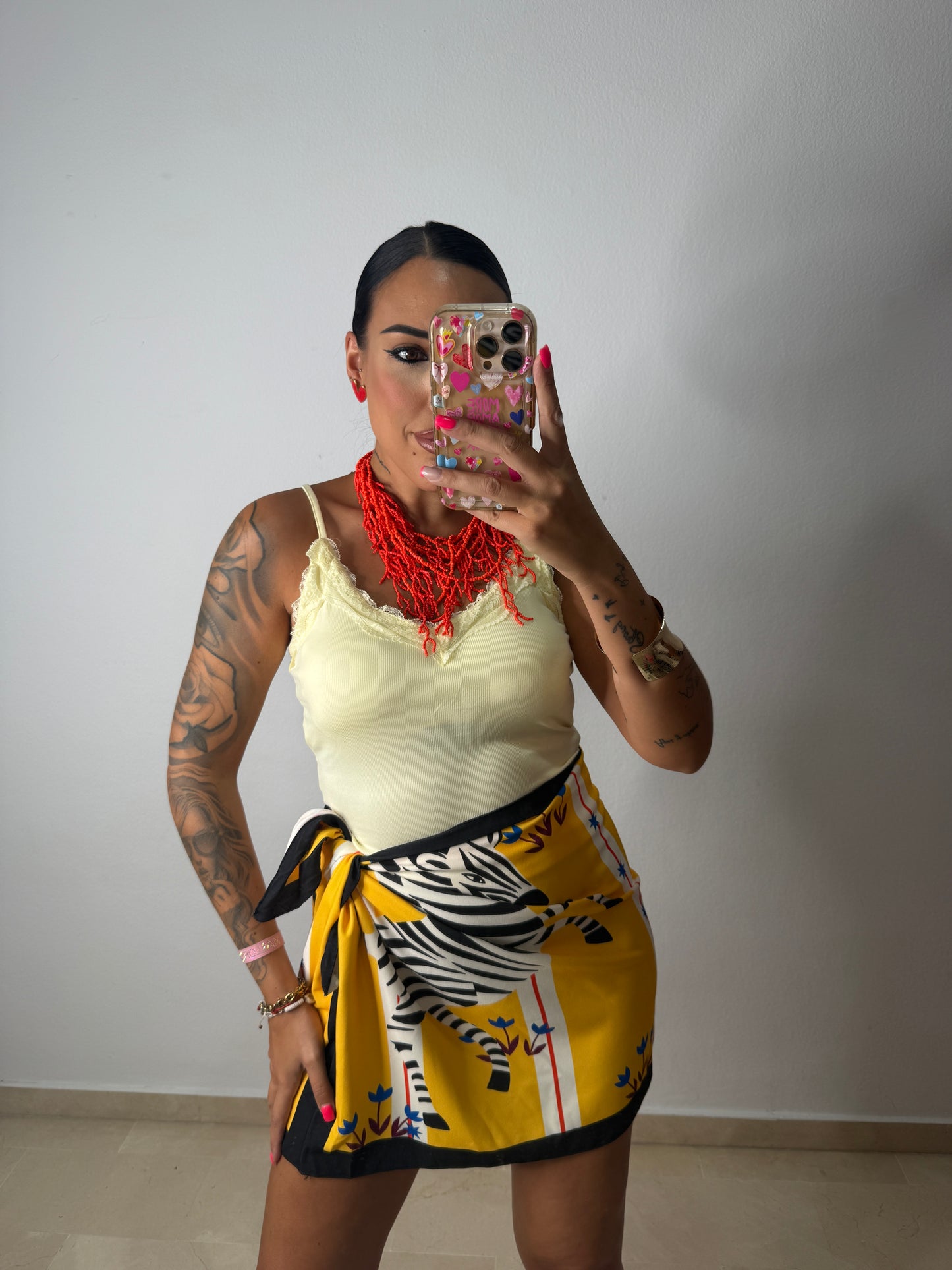 TOP PUSH UP YELLOW