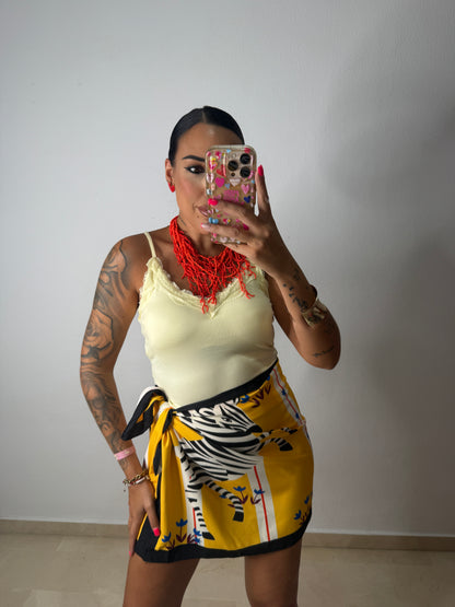 TOP PUSH UP YELLOW