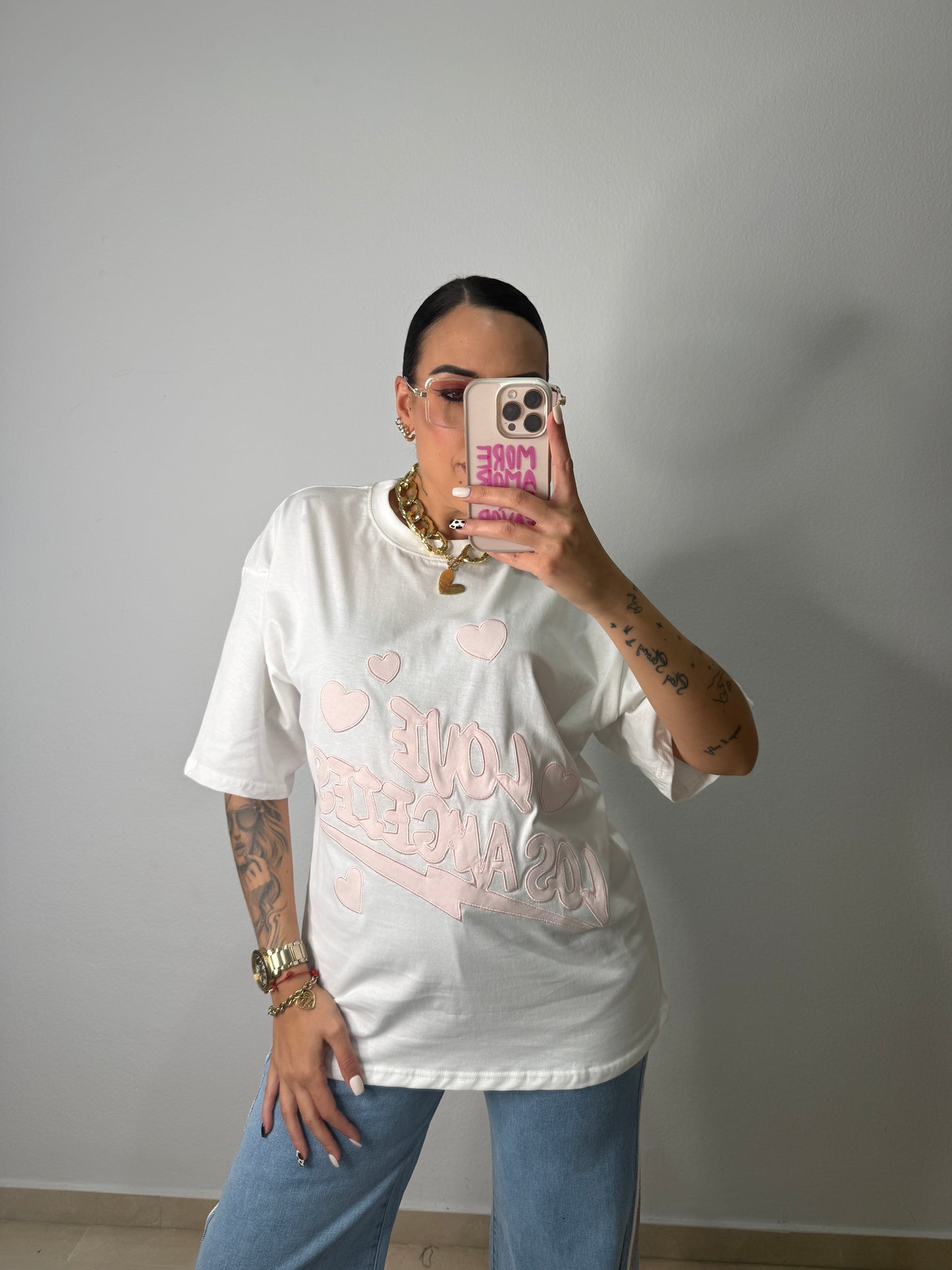 CAMISETA OVER LOS ANGELES