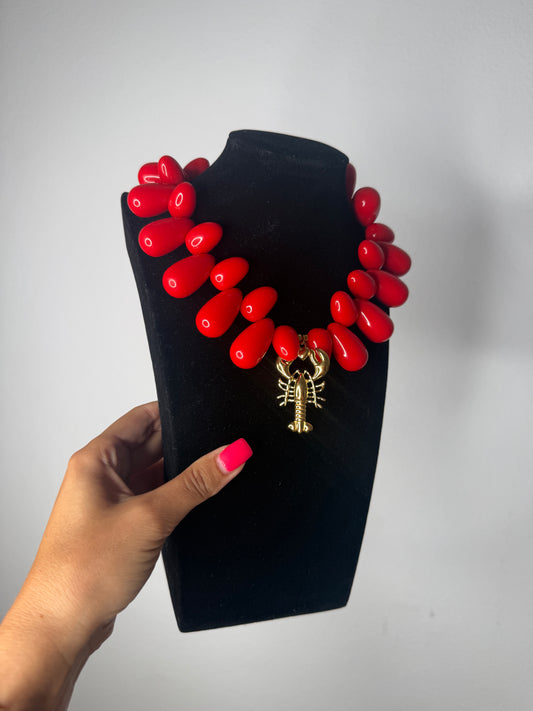 COLLAR LANGOSTA RED