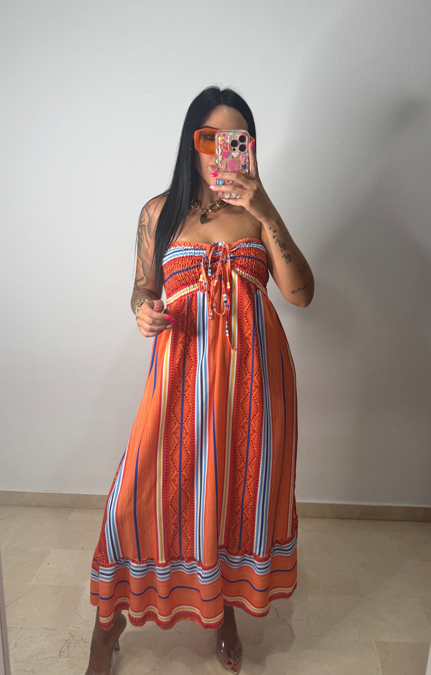 VESTIDO JAMAICA ORANGE