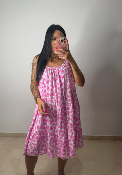 VESTIDO NEON LEO LILAC