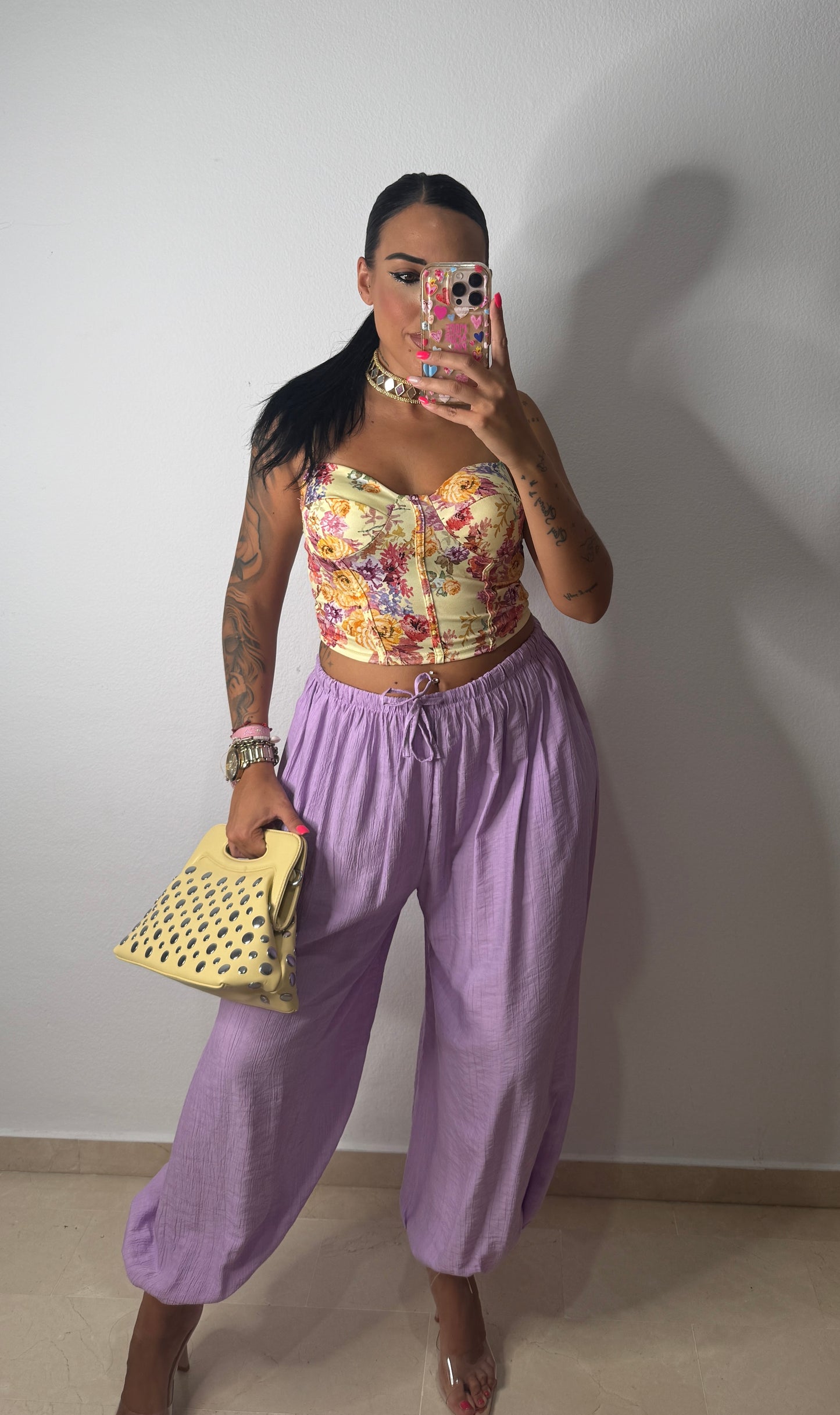 PANTALÓN BOMBACHO LILAC