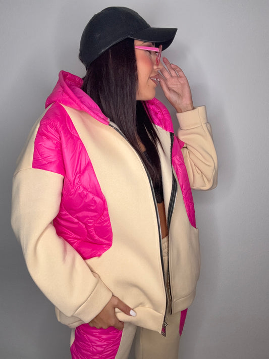 SUDADERA EXCLUSIVA NEON BEIGE