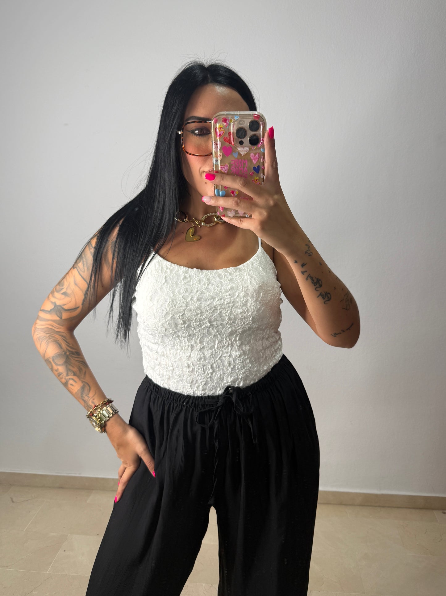 TOP LACE WHITE