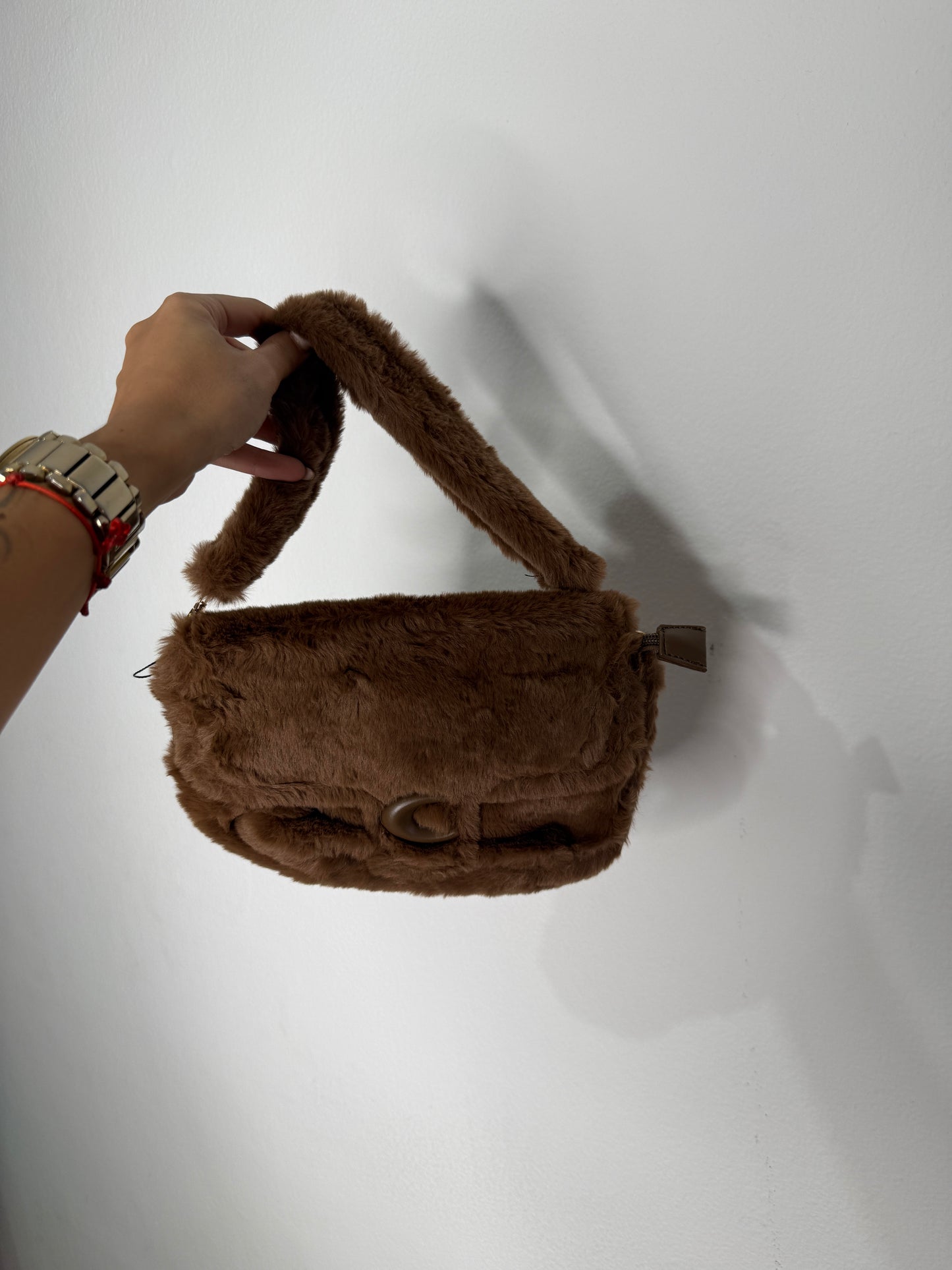 BOLSO PELUCHE BROWN