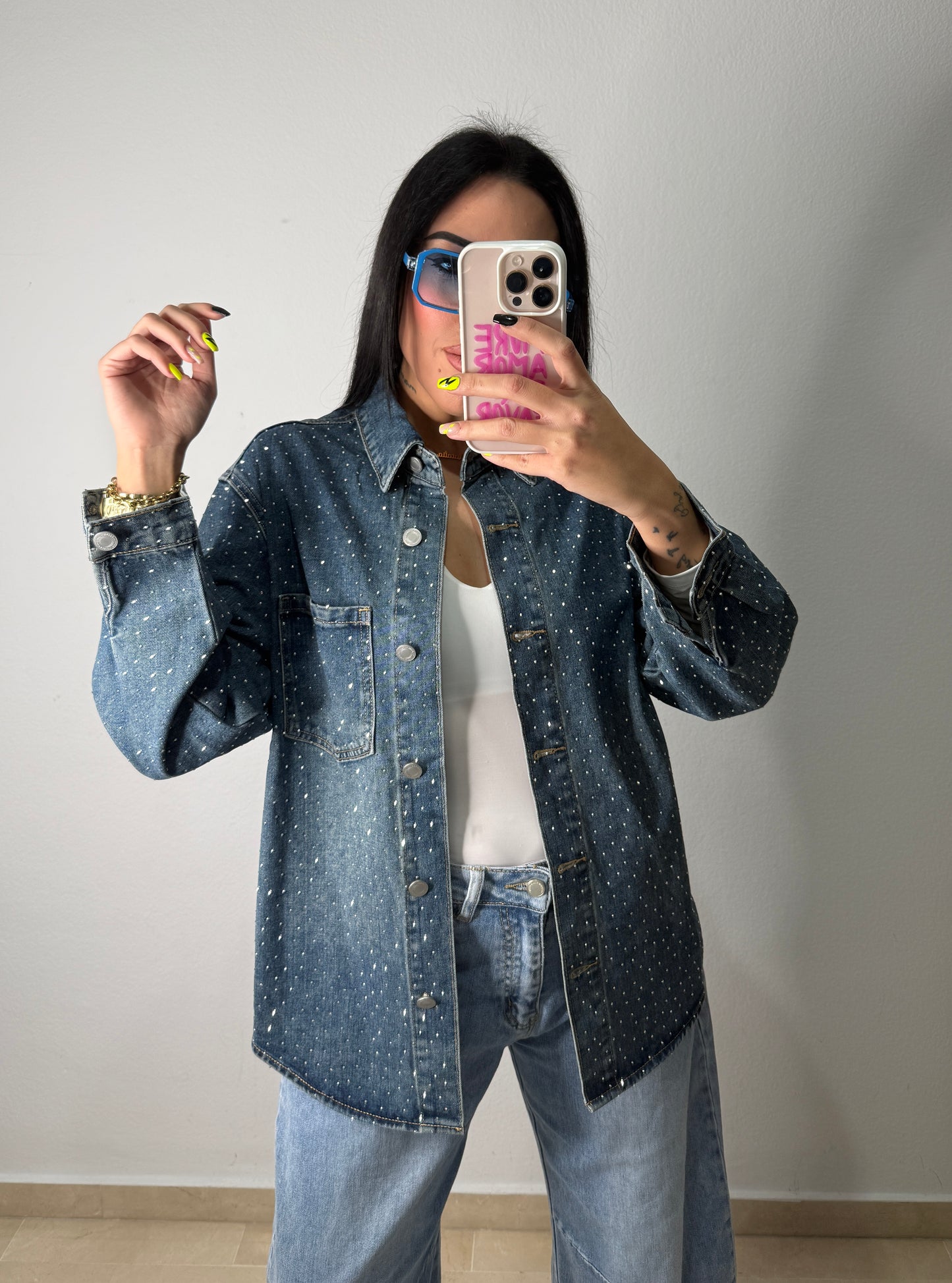 SOBRECAMISA DENIM SWAROVSKY