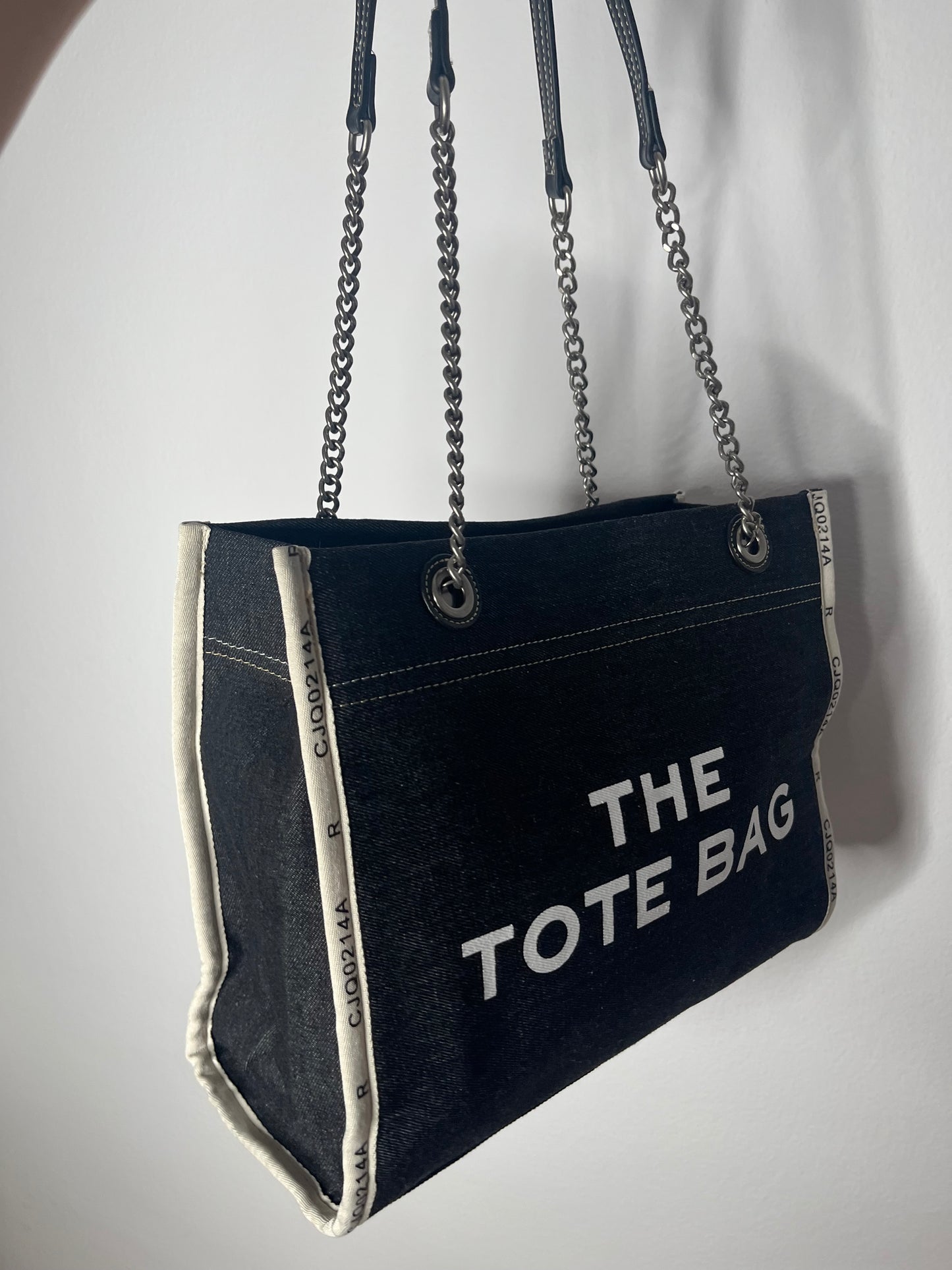 SHOPPER DENIM TOTTE BLACK