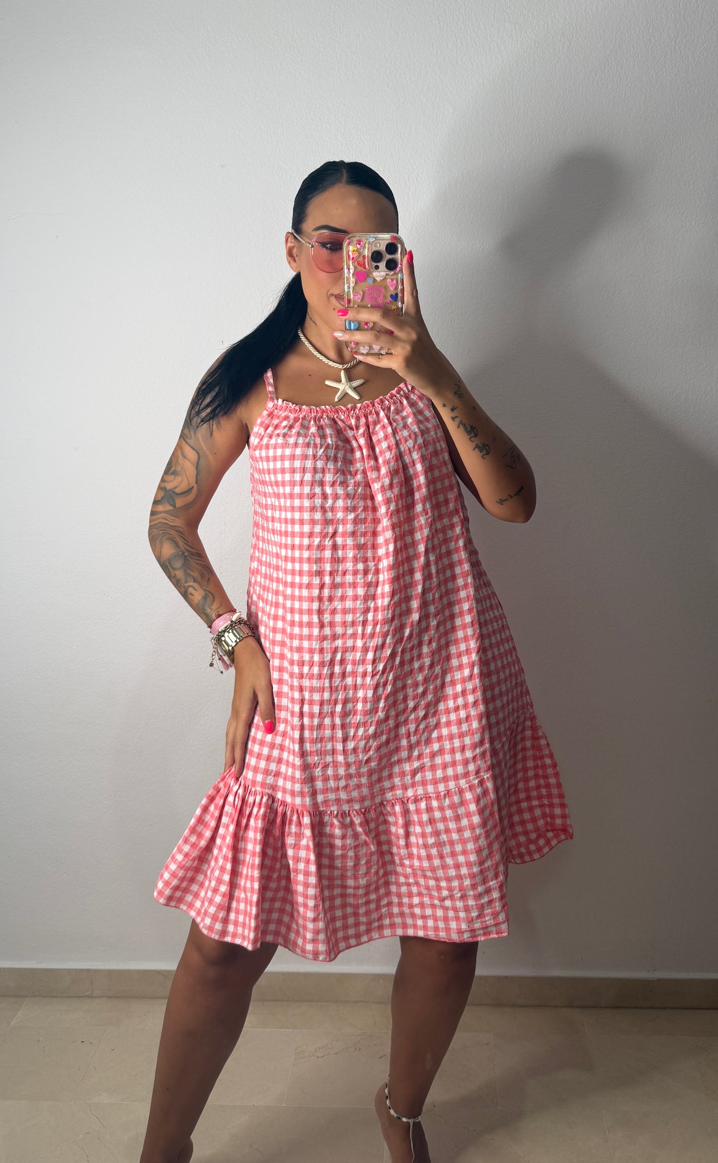 VESTIDO VICHY WATERMELON
