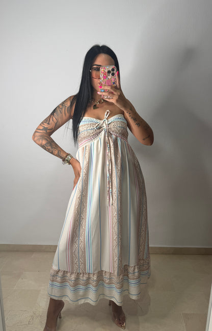VESTIDO JAMAICA BEIGE
