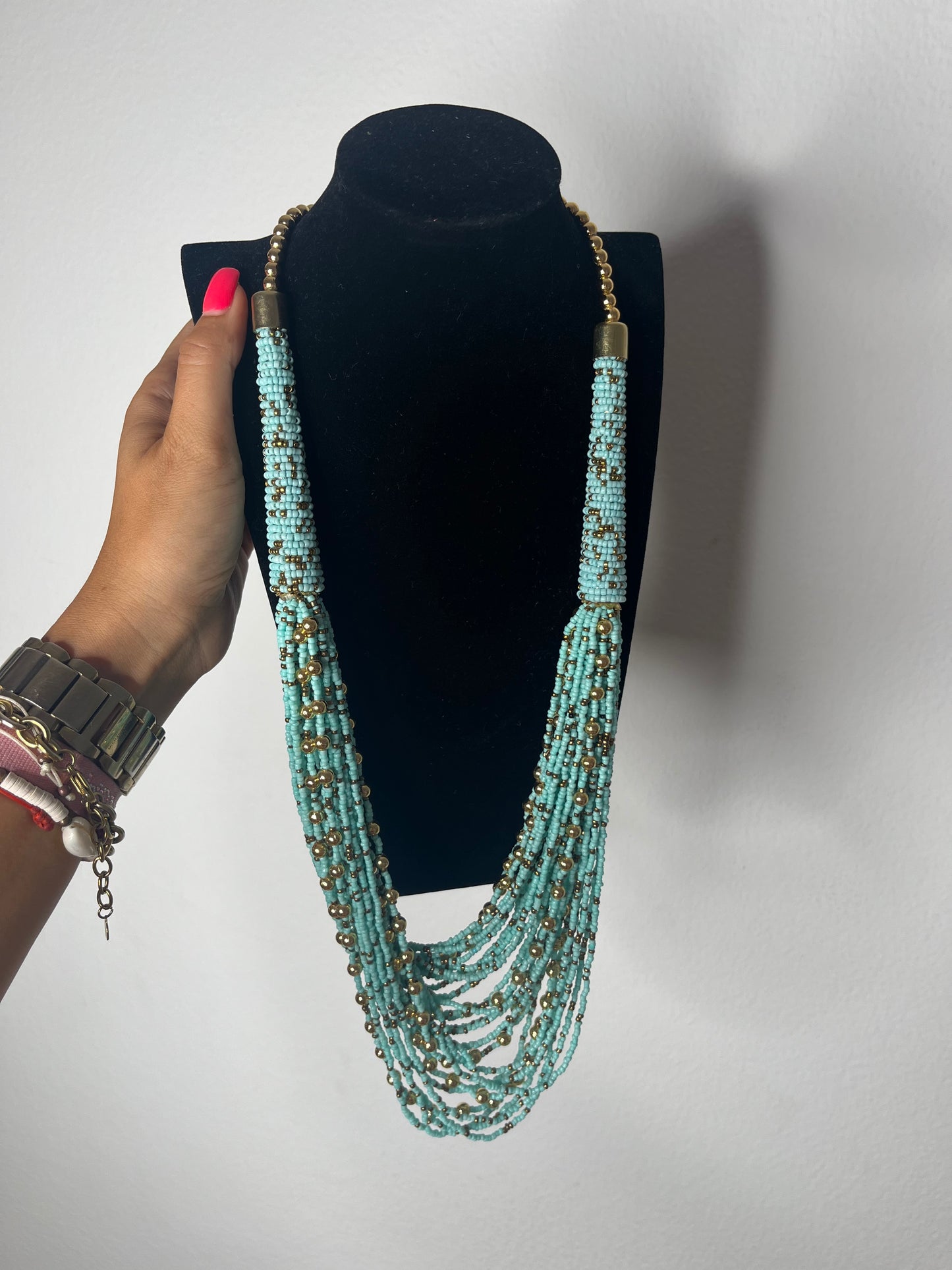 MAXI COLLAR AQUA