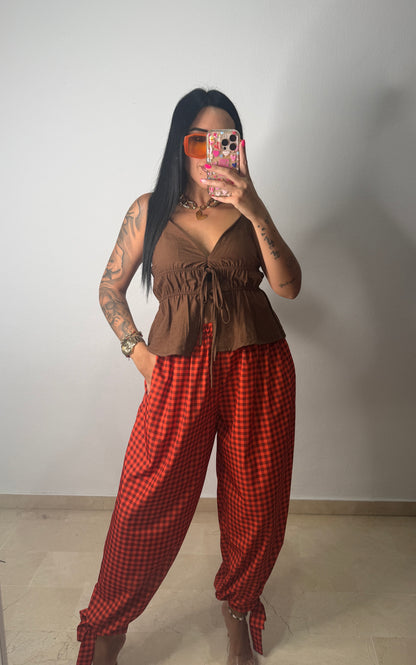 PANTALÓN FLÚOR LAZADA ORANGE