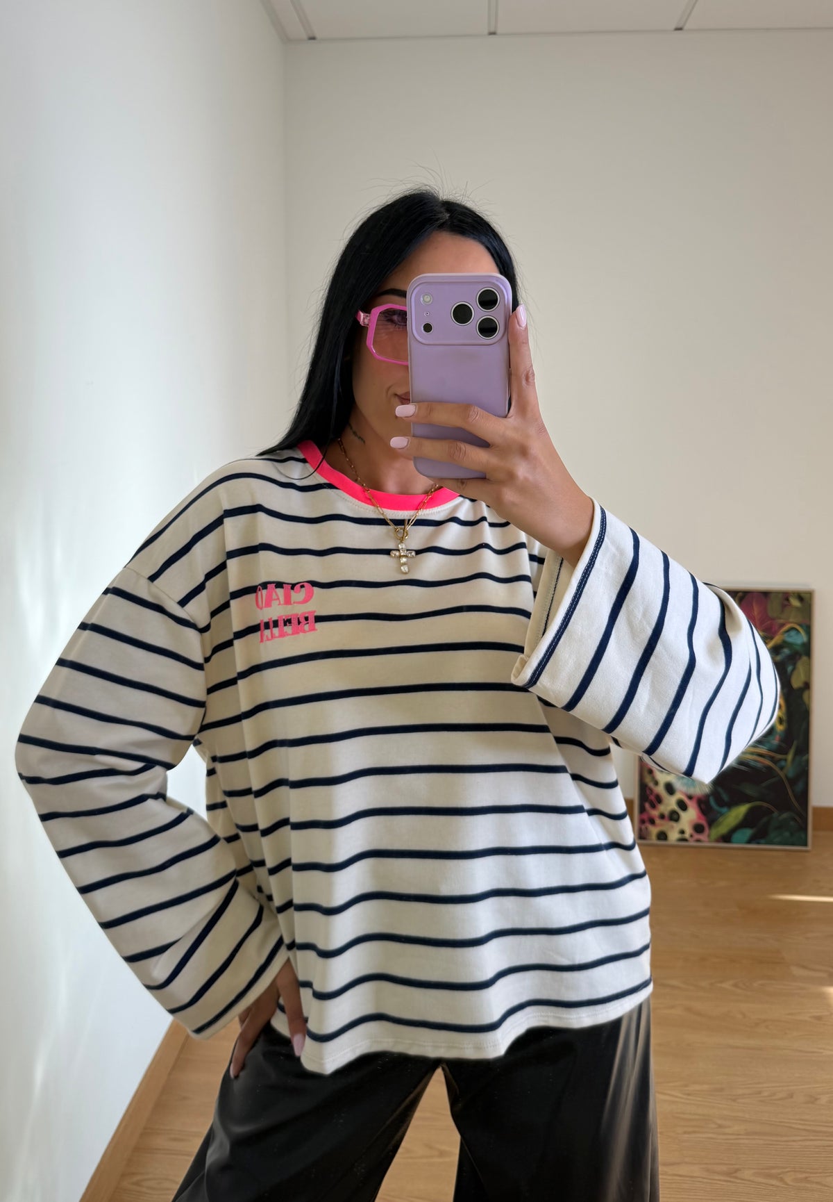 CAMISETA OVER NEÓN CIAO BELLA