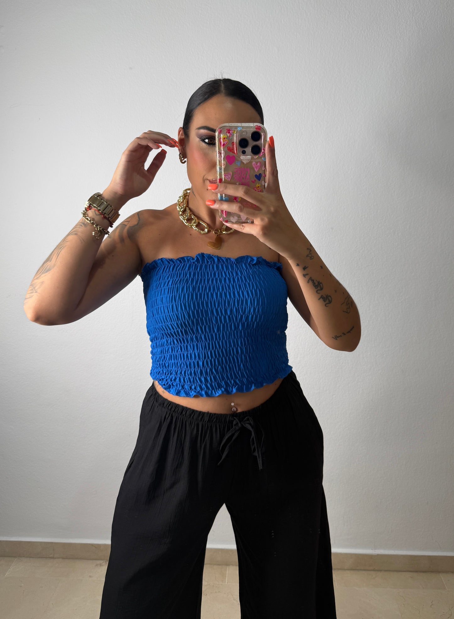 TOP ABEJ BLUE