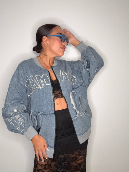 BOMBER LUXURY DENIM OVER